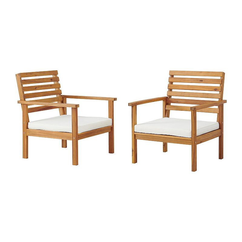 Alaterre Furniture Orwell Outdoor Patio Chair 2-piece Set