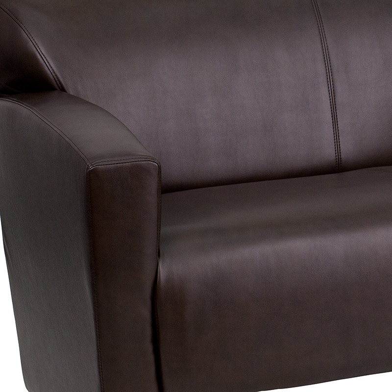 HERCULES Majesty Series Brown LeatherSoft Loveseat   Contemporary   Loveseats   by First of a Kind USA Inc  Houzz