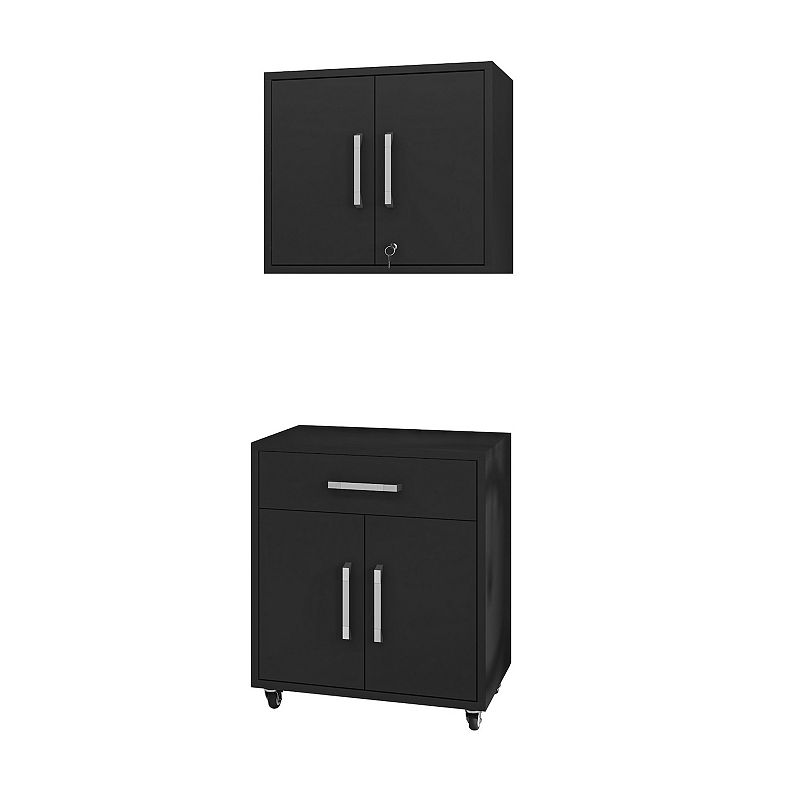 MANHATTAN COMFORT Eiffel 2-Piece Garage Storage Set