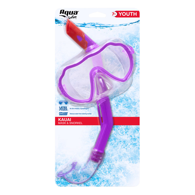 SWIM MASK/SNORKEL DLX IN