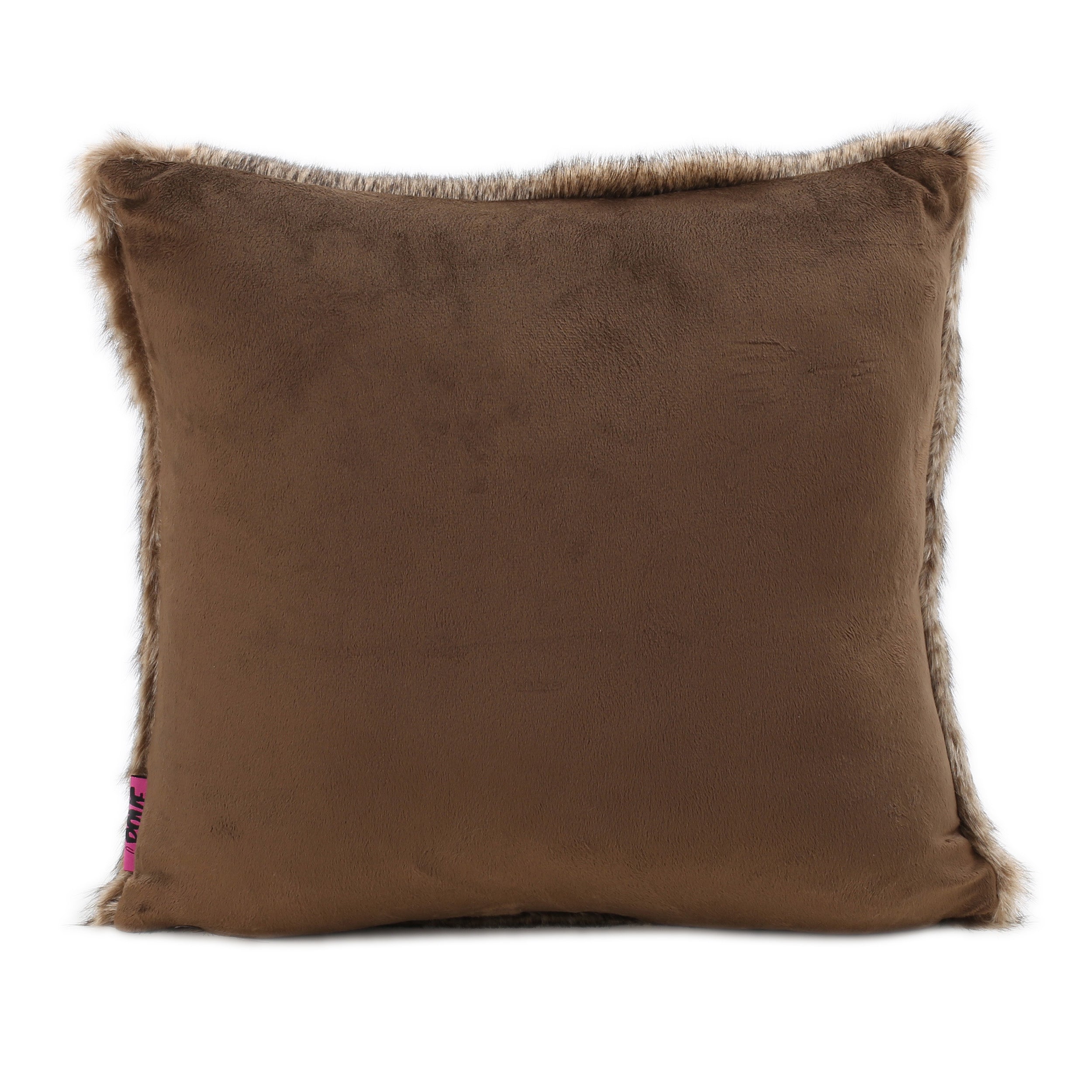 Ellison Modern Glam Faux Fur Throw Pillow