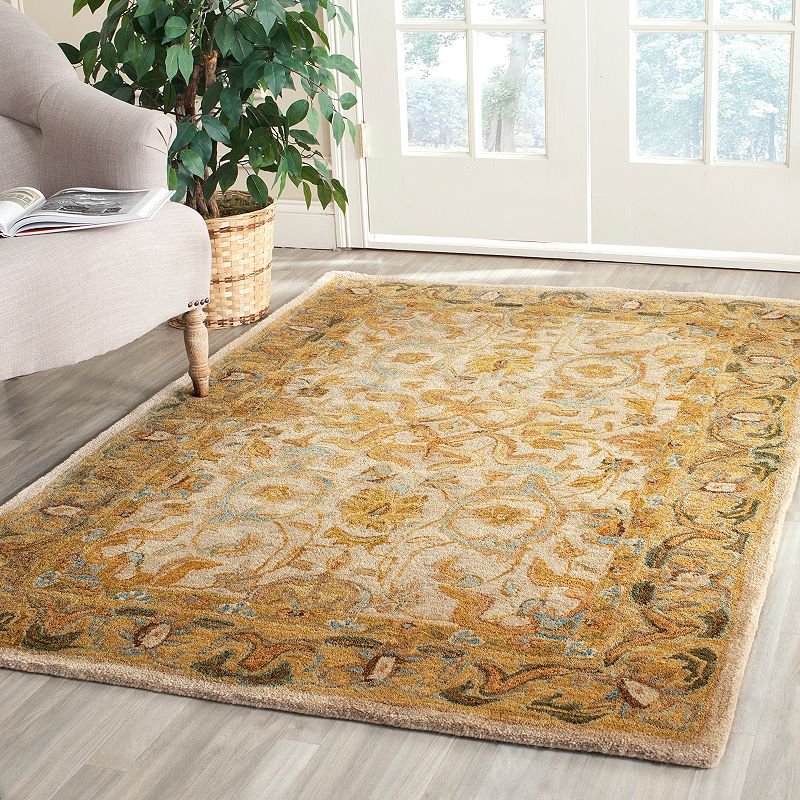 Safavieh Anatolia Chelsea Framed Floral Wool Rug