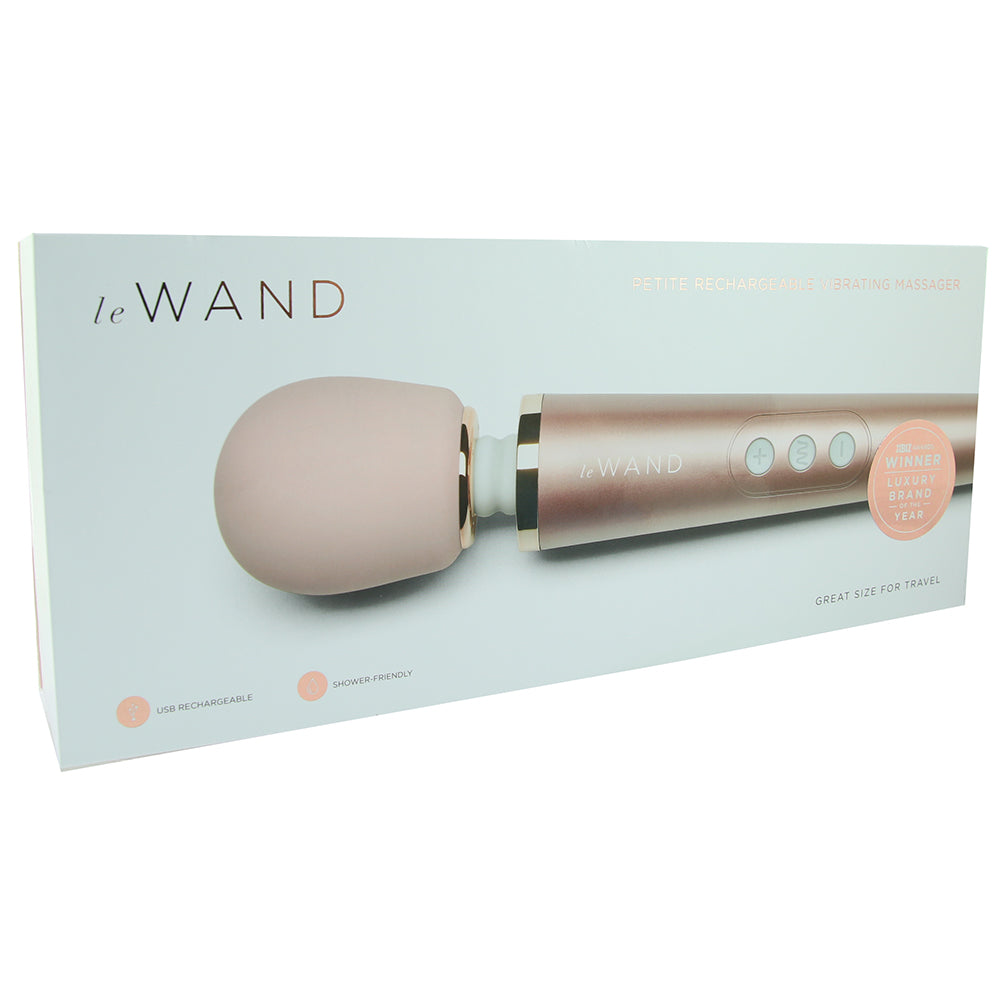 Le Wand Petite Massager in Rose Gold