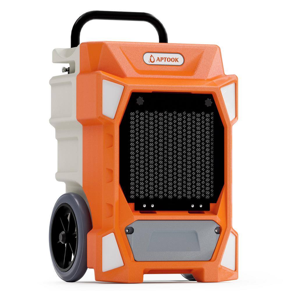 Edendirect 190 pt. 7500 sq.ft. Bucketless Commercial Dehumidifier in Orange with Drain Hose WXKJRY20051102