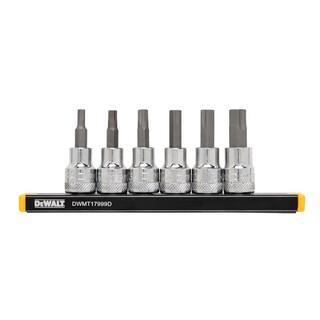 DW 38 in. Drive SAE Hex Socket Set (6-Piece) DWMT17000