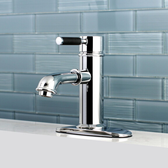 Kingston Brass Kaiser Single Handle Bathroom Fauce...