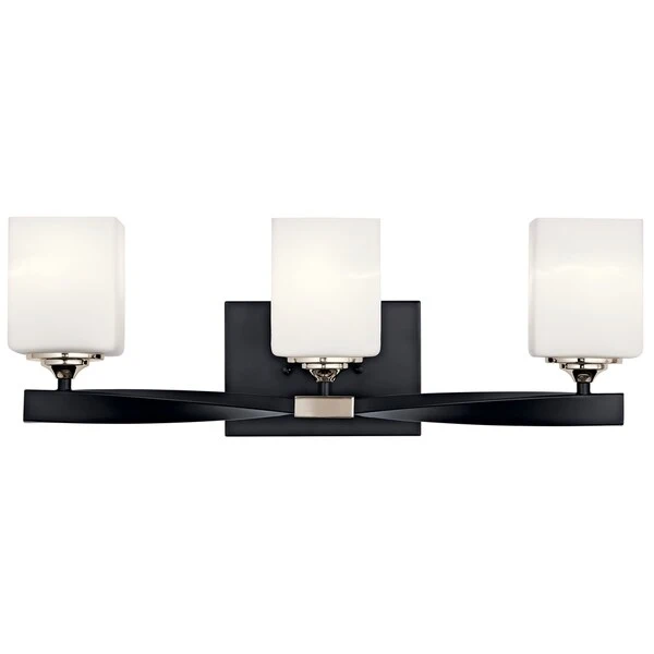 Kichler Lighting Marette 3-Light Vanity Light Black