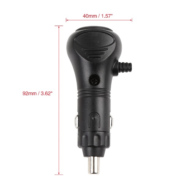 Unique Bargains Dc 12v 24v Car Cigarette Lighter Switch Power Socket Plug With Led Indicator