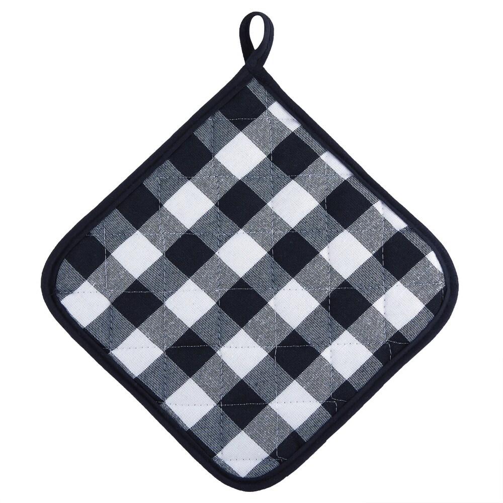 Buffalo Check Pot Holder   Set of Two   8x8