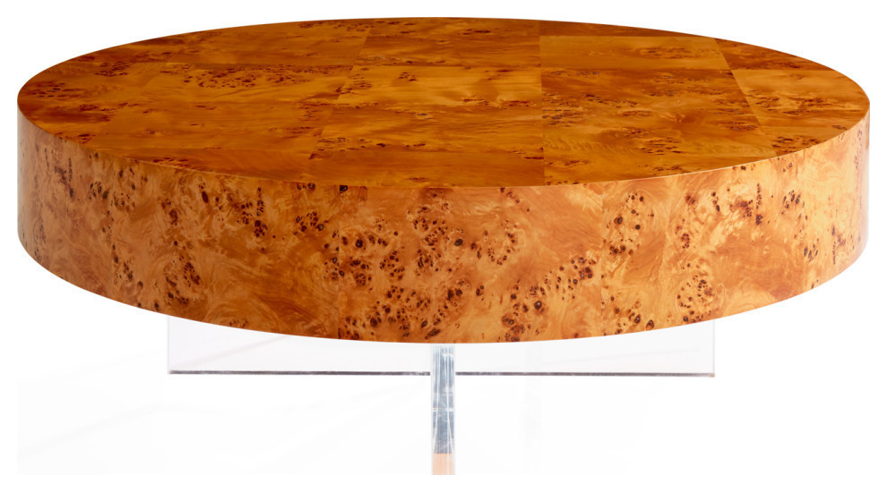 Bond Round Cocktail Table   Contemporary   Coffee Tables   by Jonathan Adler  Houzz