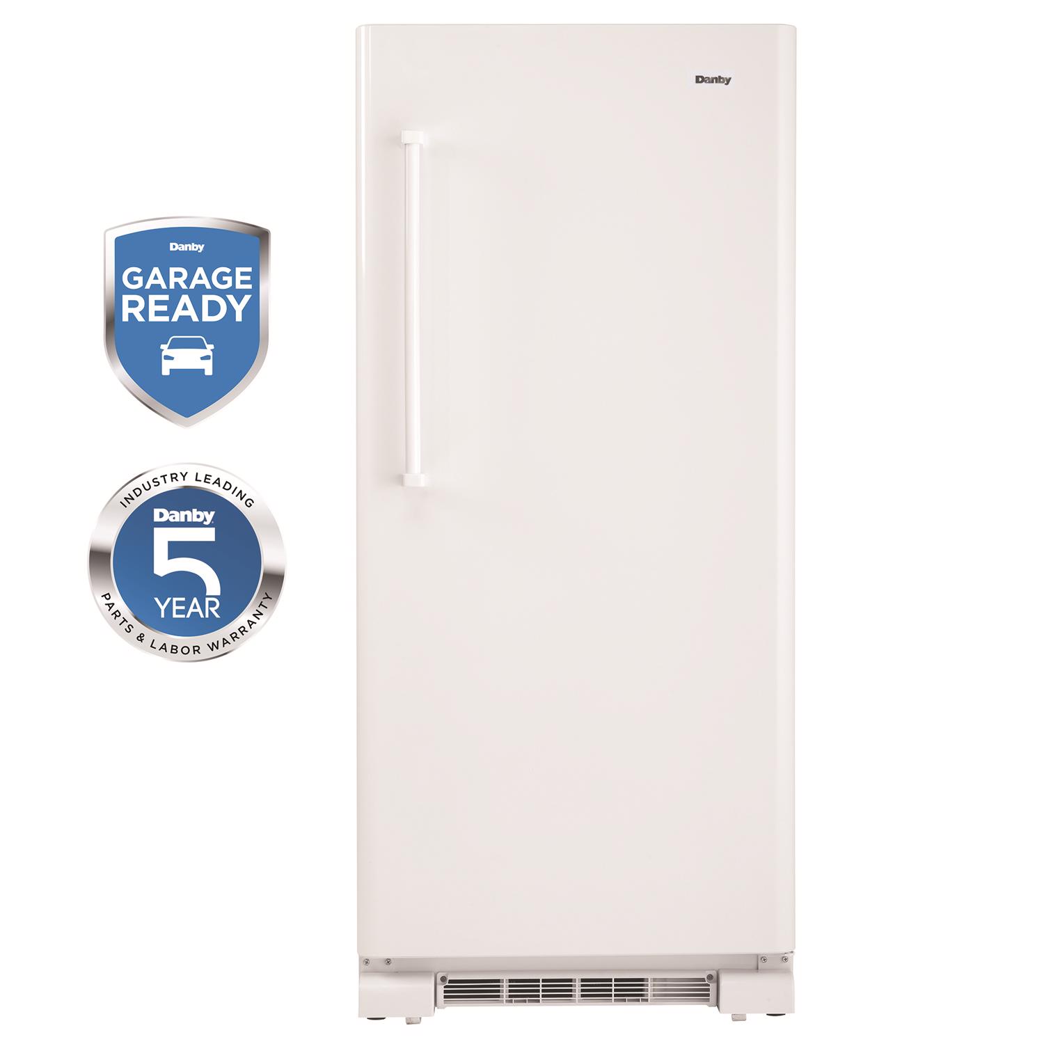 Danby 16.7 cu ft White Steel Upright Freezer 130 W