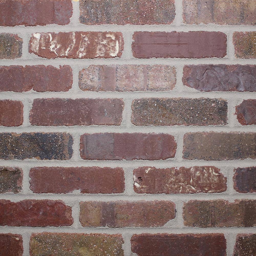 Old Mill Brick Brickwebb Columbia Street Thin Brick Sheets - Corners (Box of 3 Sheets) 21 in x 15 in (5.3 linear ft.) BWC-37007CS