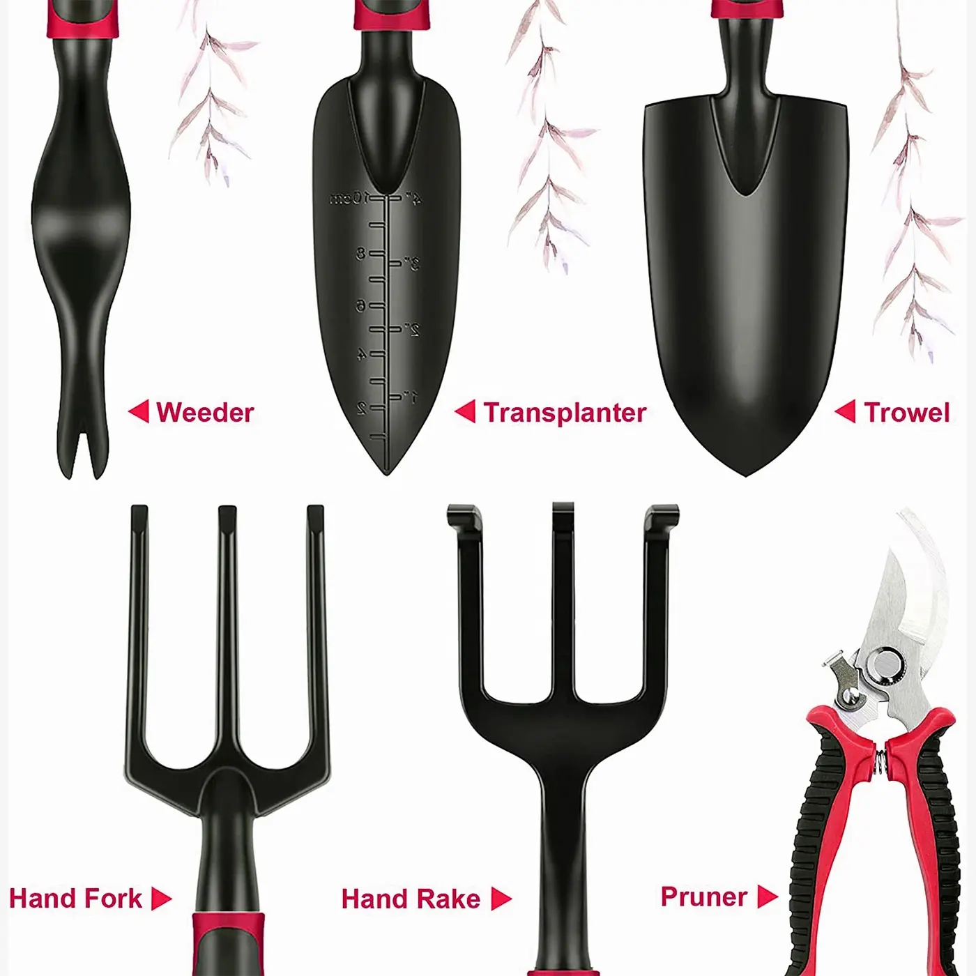 Aluminum garden tool set outdoor patio flower gift gardening set planting flowers raising flowers shovel garden tools