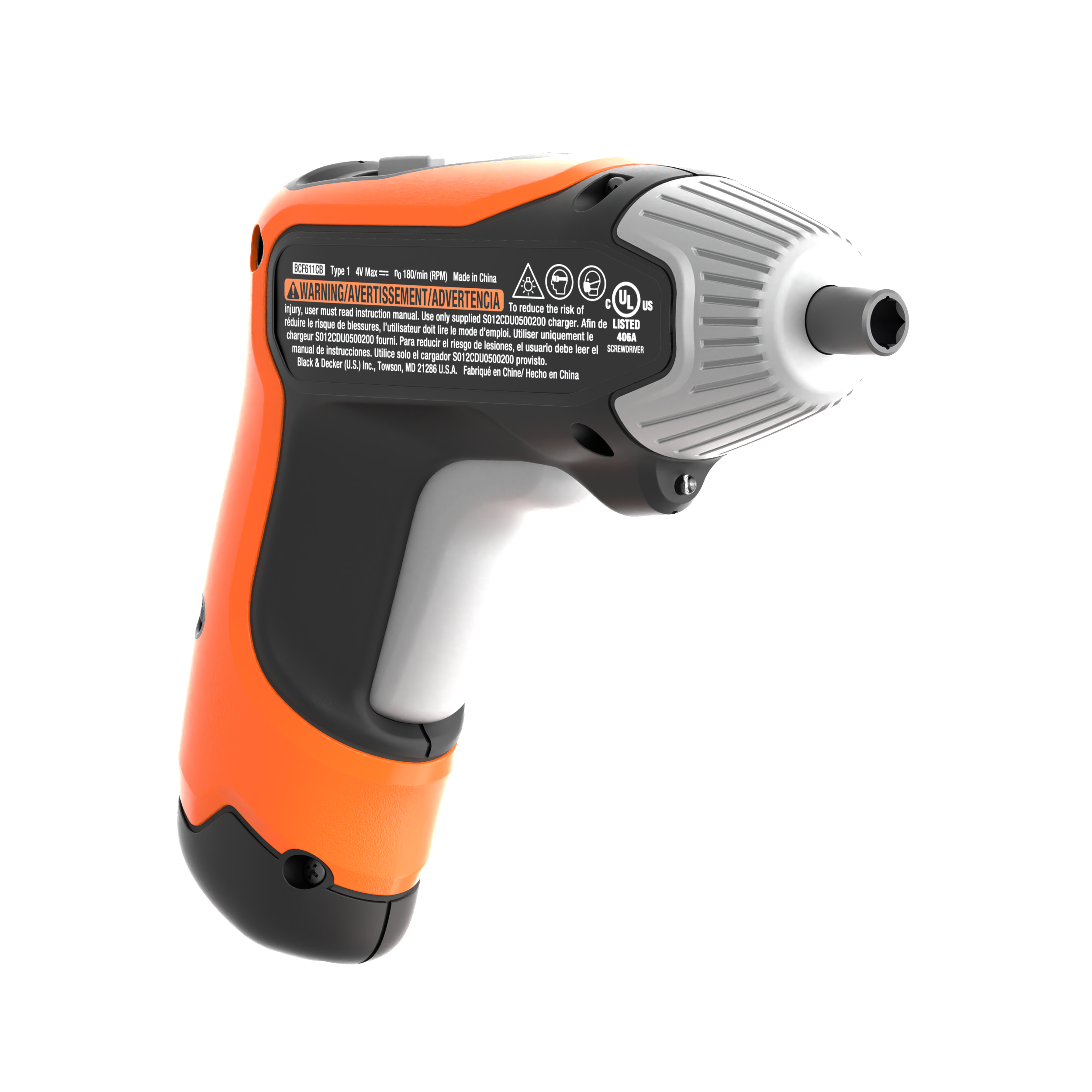 4V MAX* Cordless Screwdriver with 1-inch Screwdriver Bits