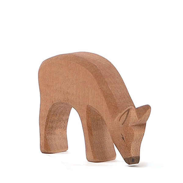 Red Deer Eating by Ostheimer Wooden Toys