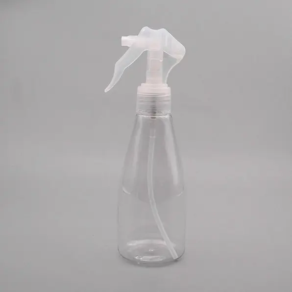 200ml Clear Mist Sprayer Bottle Plastic PET trigger spray bottle with reusable fine spray