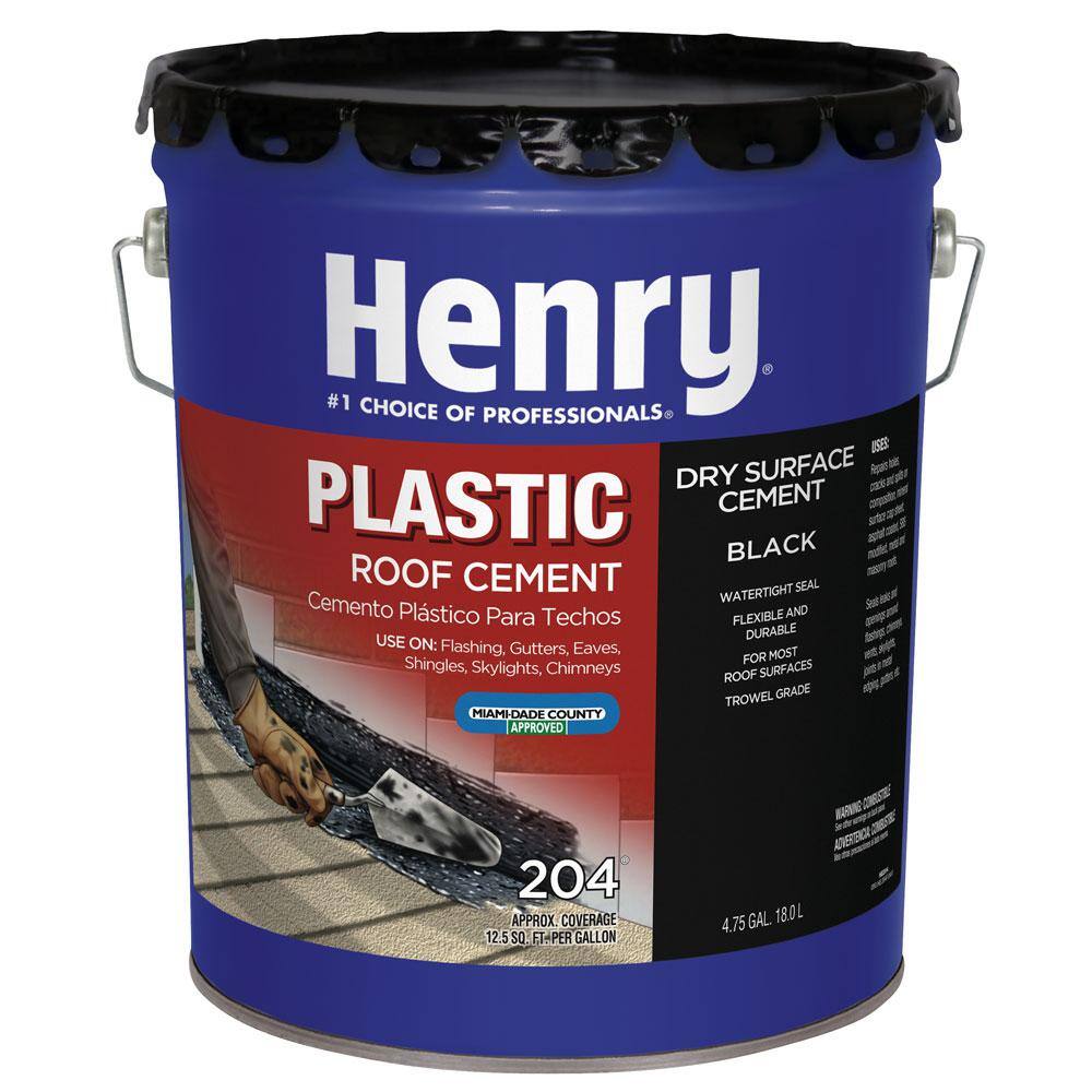 Henry 204 Plastic Roof Cement 4.75 gal. HE204571