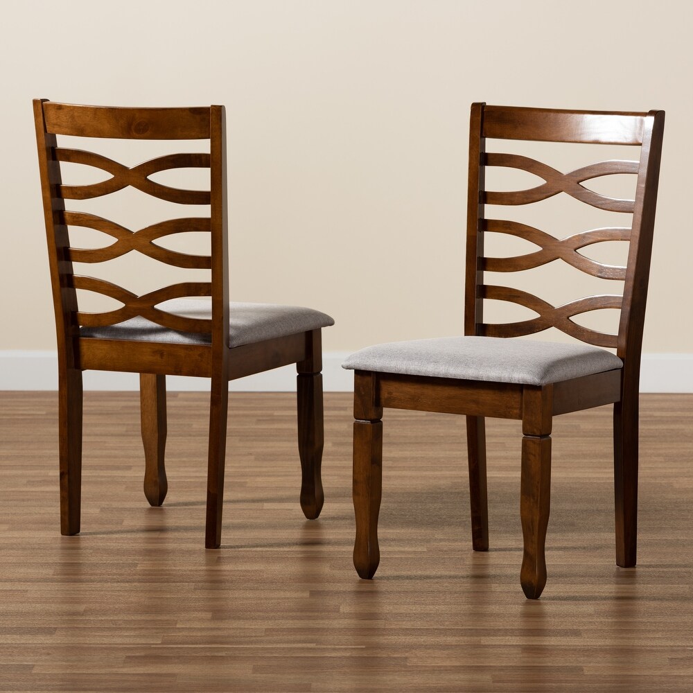 Lanier Modern and Contemporary 2 PC Dining Chair Set