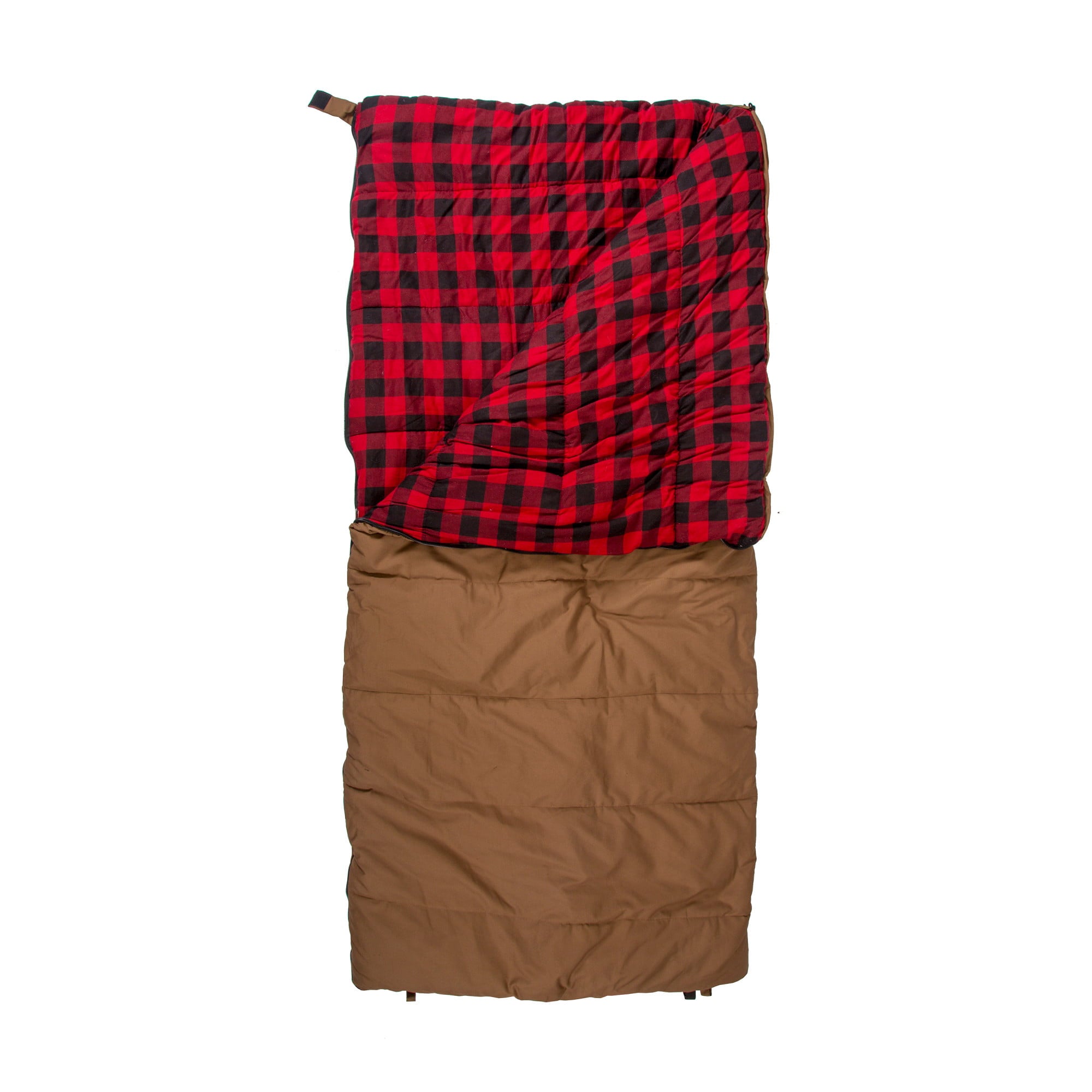 Stansport 6 lbs. Grizzly Rectangular Brown Canvas Sleeping Bag -10°F