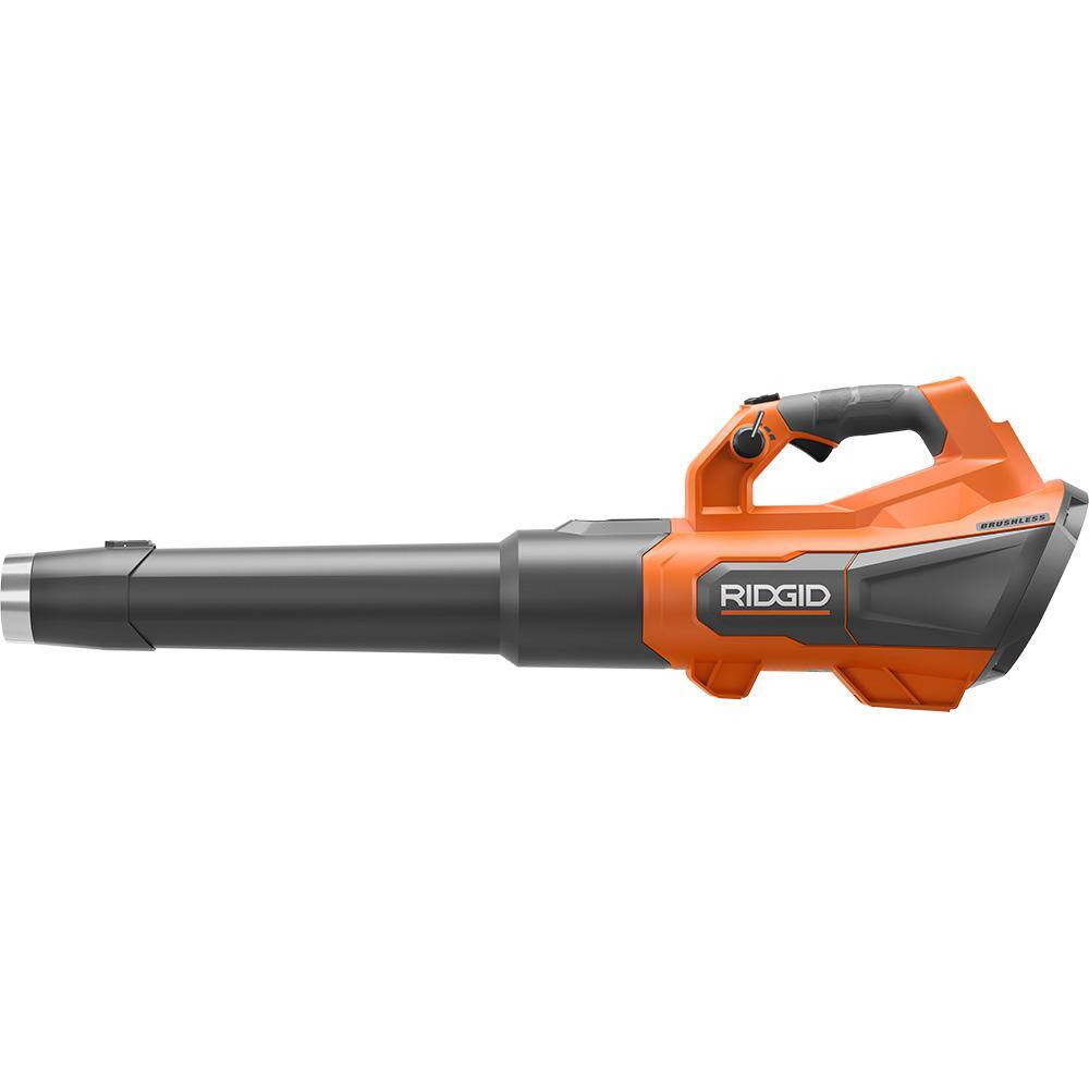 RIDGID 18V Brushless 130 MPH 510 CFM Cordless Battery Leaf Blower (Tool Only) R01601B