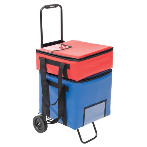 HUBERT Black Metal Travel Cart - 13