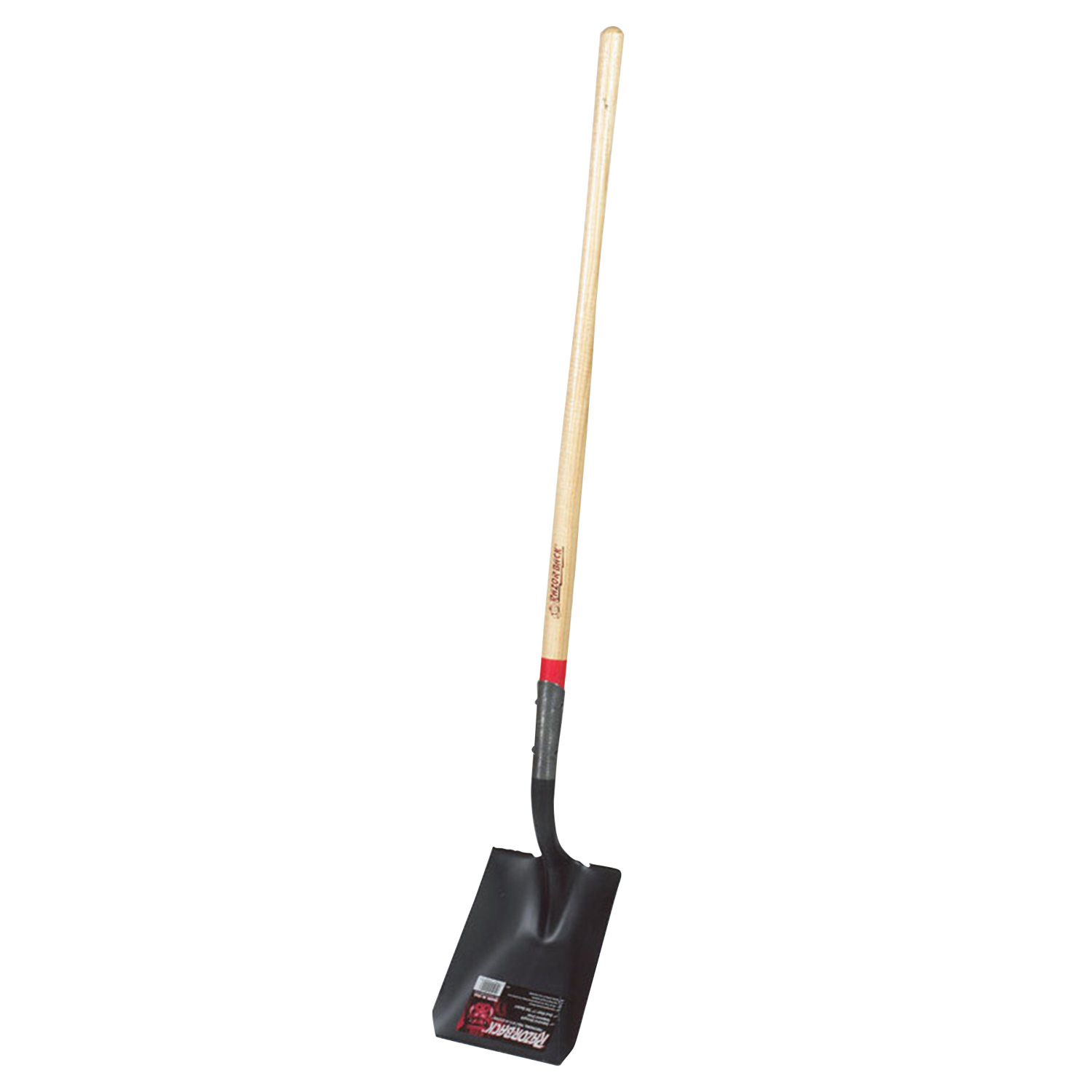 Razor-Back 58.5 in. Steel Square Shovel Wood Handle