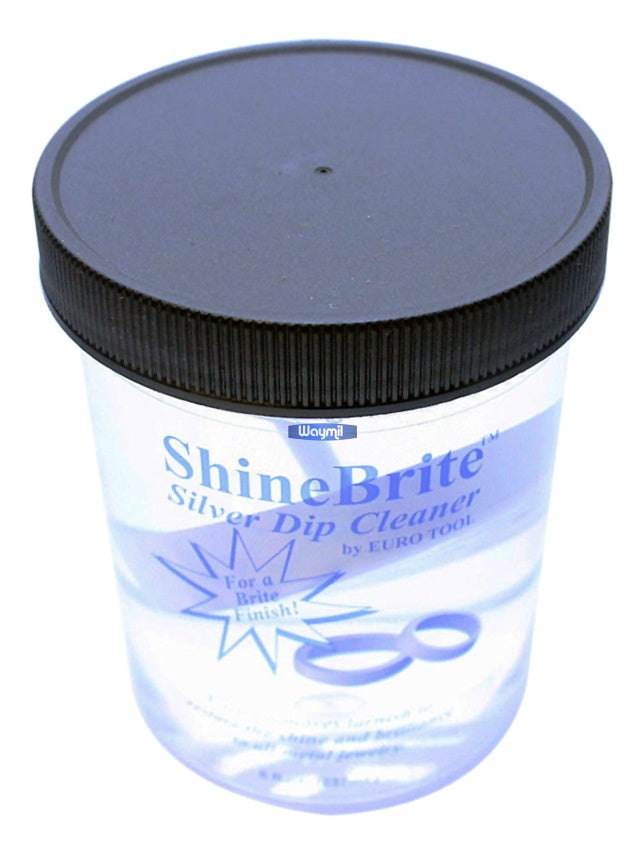 Shinebrite Jewelry Silver Dip Cleaner Remove Tarnish & Oxidation, Also For Gold