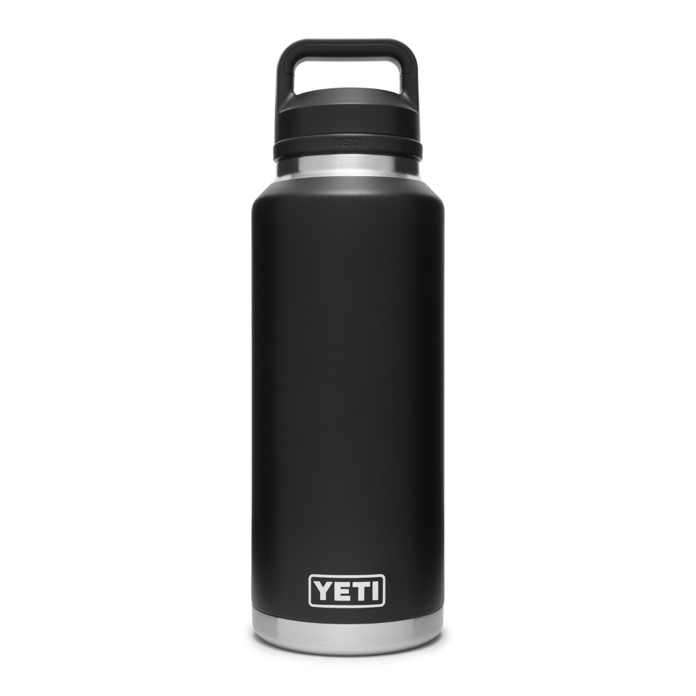 Yeti Rambler Bottle with Chug Cap 46oz, Black