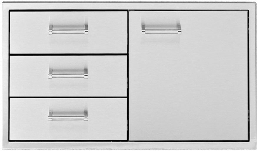 Delta Heat 30 Door 3 Drawer Combo