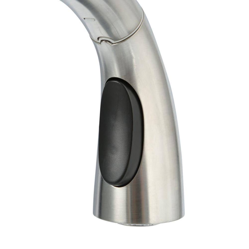 Pfister Avanti Single-Handle Pull-Down Sprayer Kitchen Faucet in Stainless Steel LF-529-7ANS