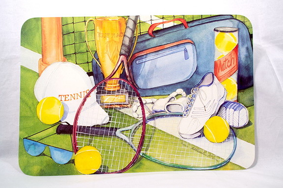 Designer Tennis Place Mat