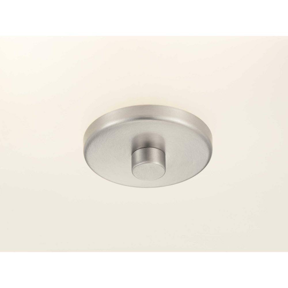 Progress Lighting Inspire Collection Brushed Nickel Integrated LED Transitional Kitchen Ceiling Light Drum Flush Mount P350135-009-30