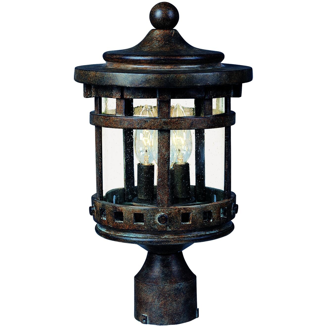 Maxim Santa Barbara DC Three Light 18-Inch Outdoor Post Light