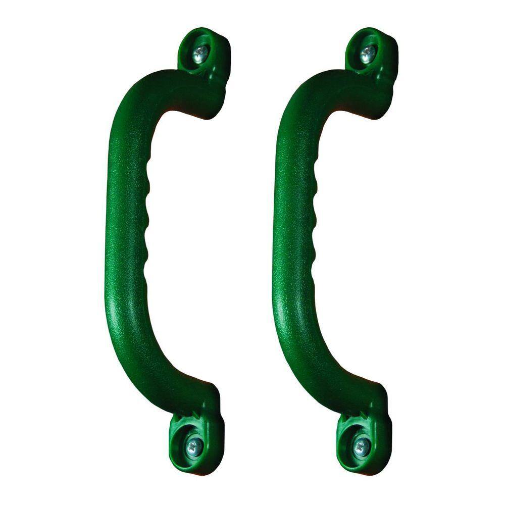 Gorilla Playsets Green Plastic Safety Handles (2-Set) 07-0005-G