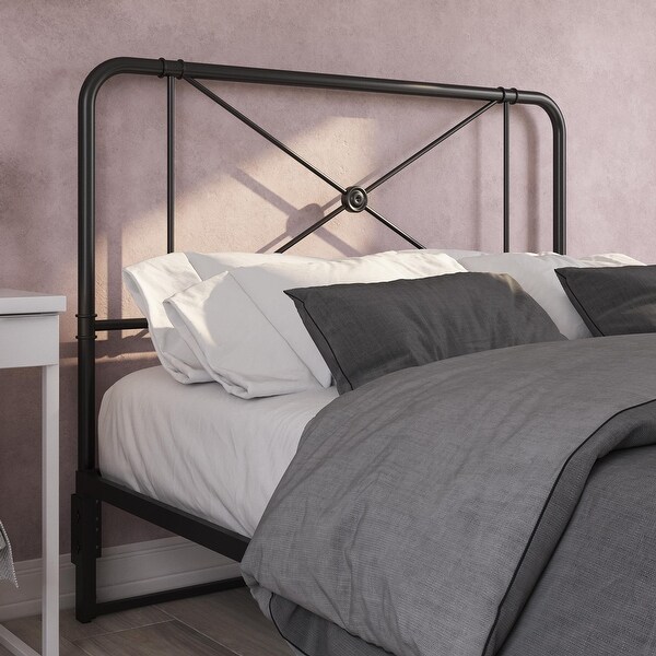 RealRooms Allysa Metal Headboard， Mounting Hardware Included， Steel Construction - - 37849861