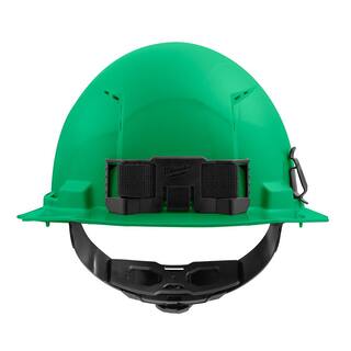 MW BOLT Green Type 1 Class C Full Brim Vented Hard Hat with 4-Point Ratcheting Suspension (10-Pack) 48-73-1207X10