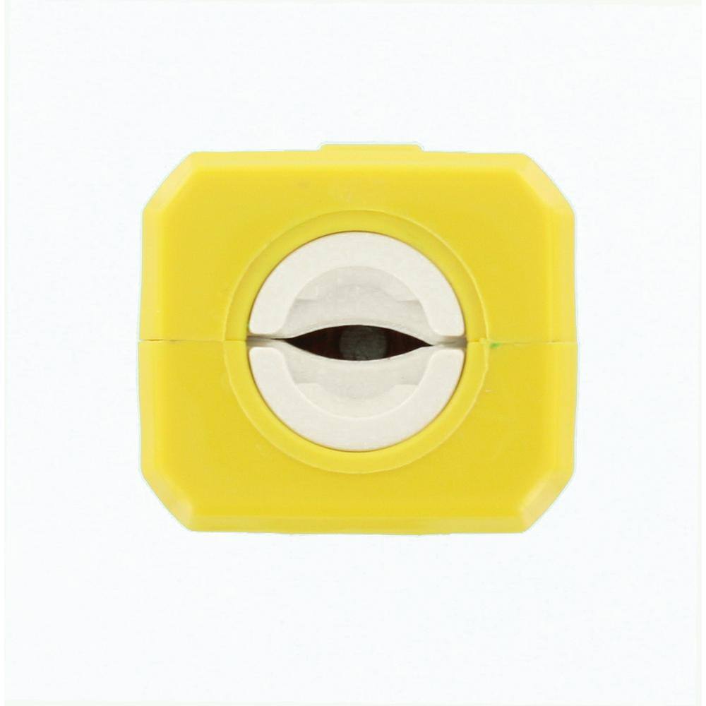 Leviton 15 Amp Python Straight Blade Connector Yellow R50-05259-BVY