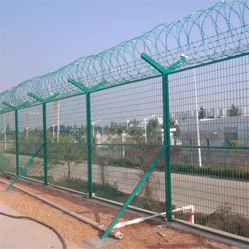 Factory Supply Hot Sale 358 Anti Climb Burglar Fence Black Welded Wire Mesh Fencing