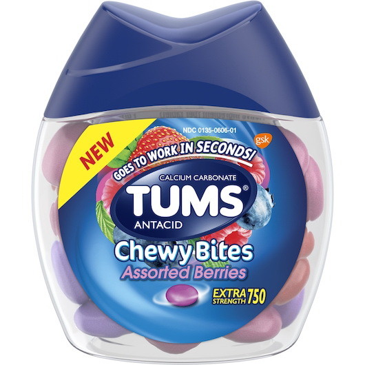 Tums Assorted Berry Chewy Bites  32 Each  8 per ca...