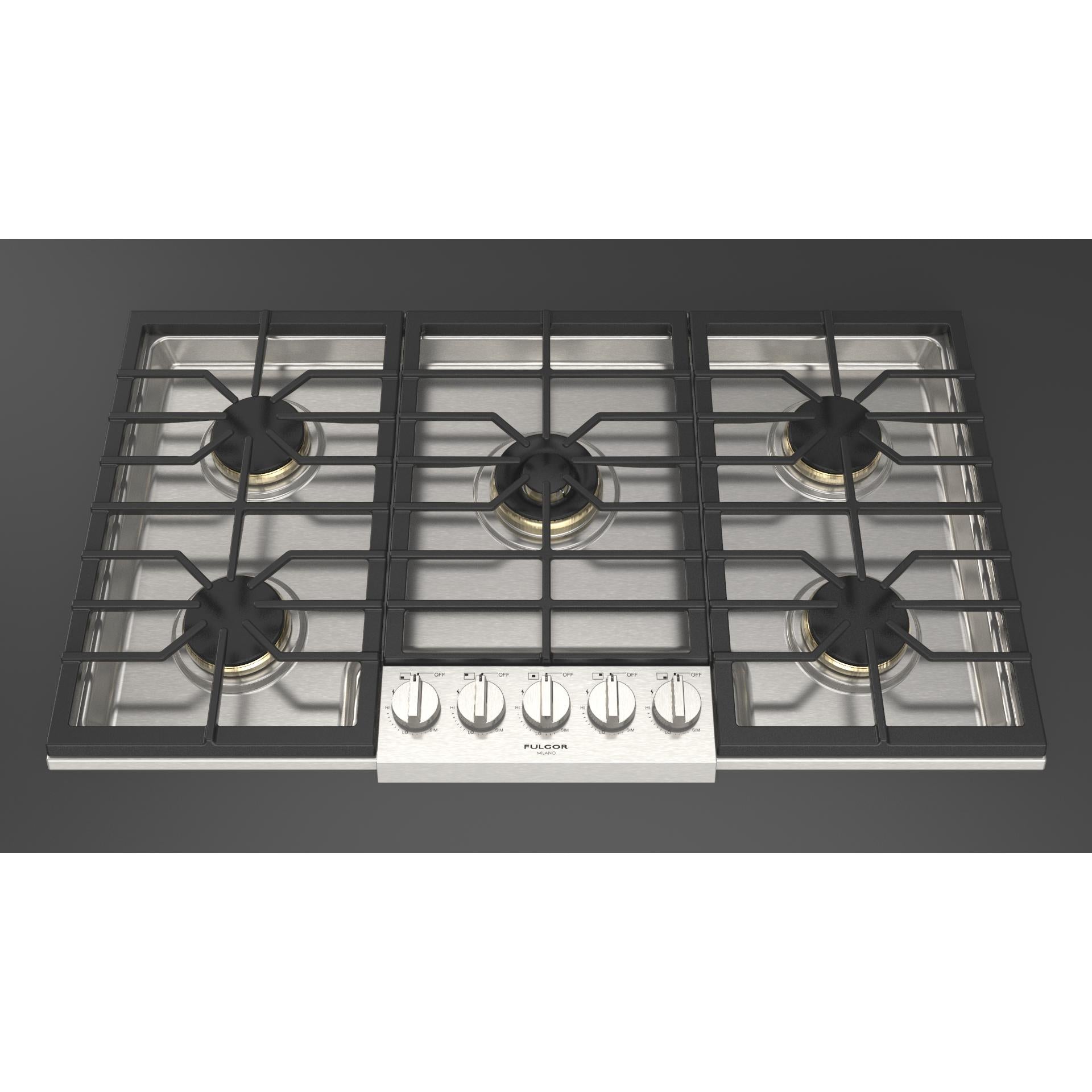 Fulgor Milano 36-inch Built-In Gas Cooktop F6PGK365S1