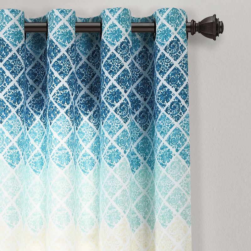 Lush Decor Medallion Ombre 2-pack Window Curtain Set