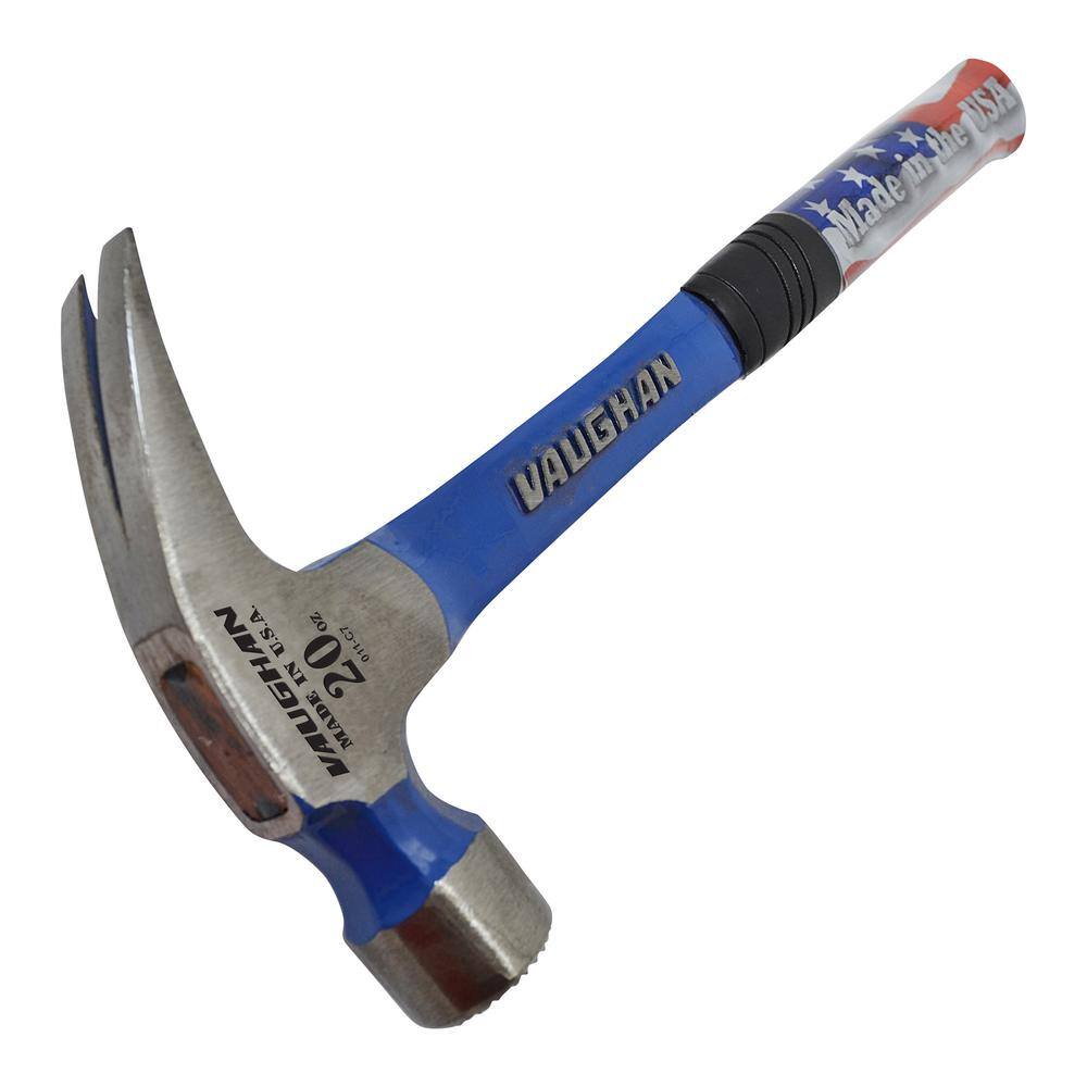 Vaughan 20 oz.. Smooth Face Solid Steel Rip Hammer 14 In steel handle R999