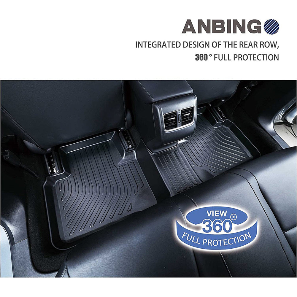 Customized floor mats and trunk liner for Genesis Gv70 2022 2023 - black