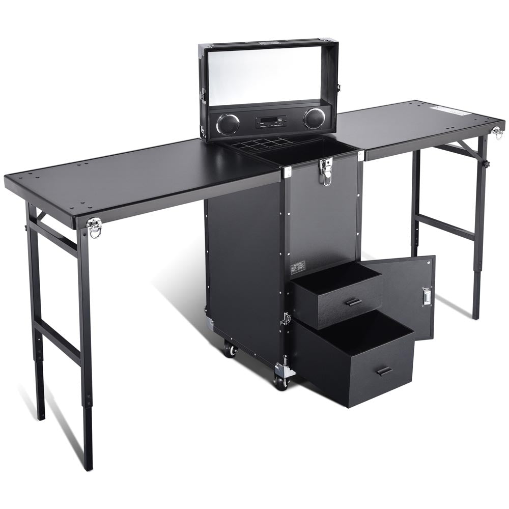 Byootique Double Makeup Hairstylist Nail Table Station