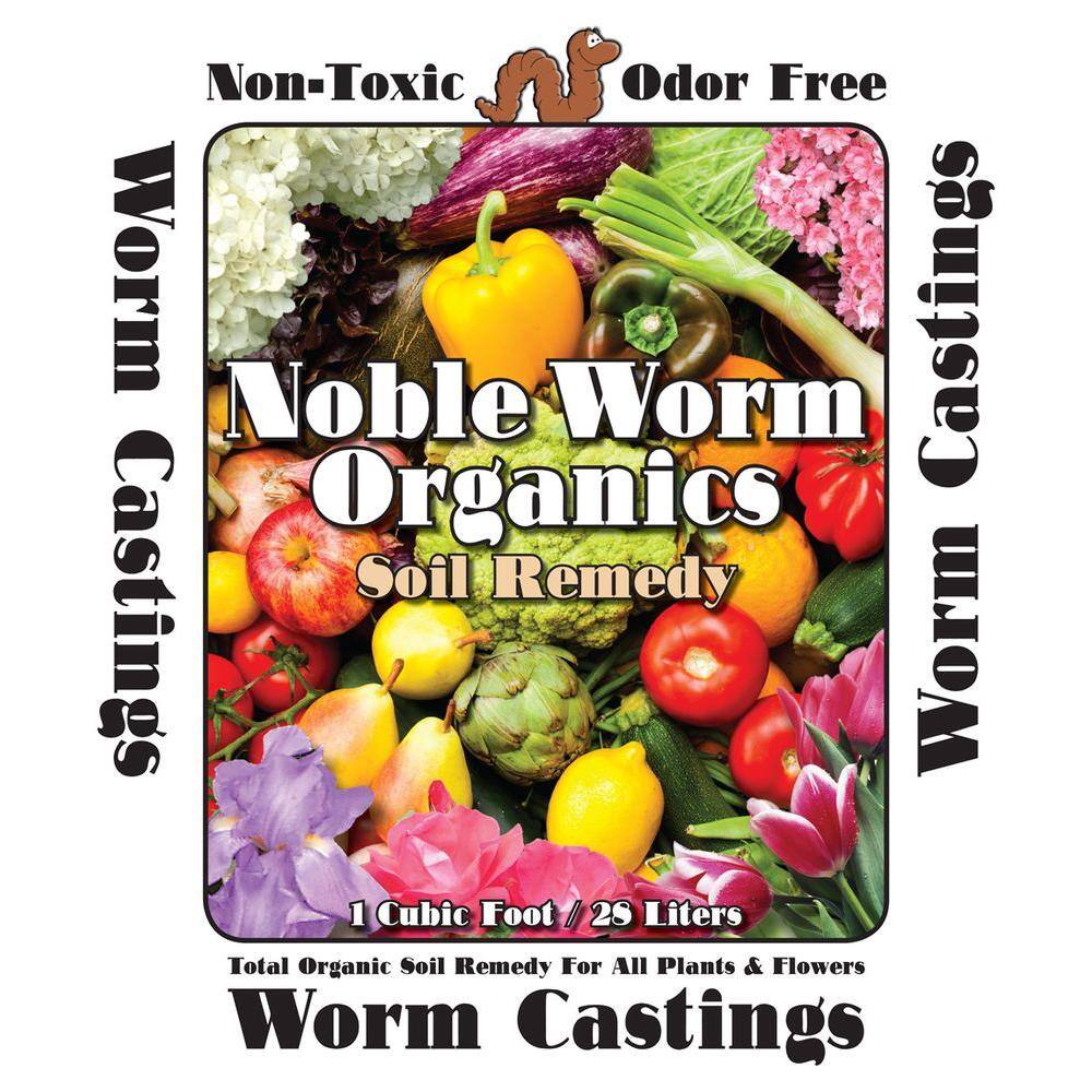 Noble Worm Organics 1 cu. ft.  25 lb. Organic Worm Casting Soil NW30