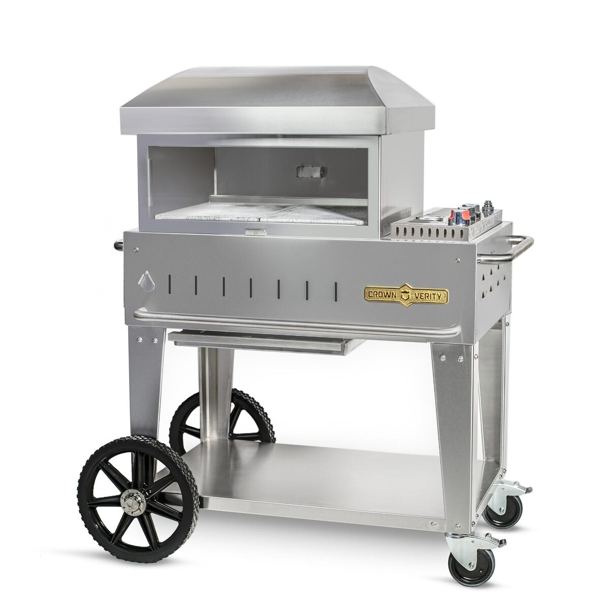 Crown Verity 24-Inch Mobile Natural Gas Pizza Oven