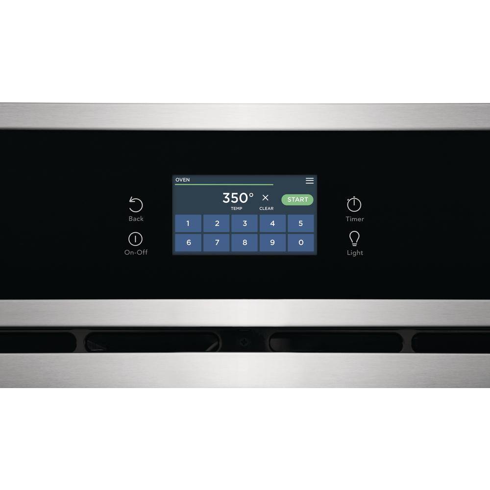 Frigidaire 27 in. Single Electric Wall Oven with Convection in Stainless Steel FCWS2727AS