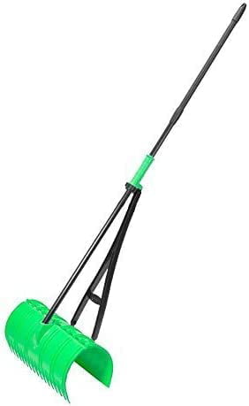 Amazing Rake Back Saving Garden Rake ― Leaf Rakes for Gardening ― Leaf Picker Upper ― Heavy Duty Leaves Claw & Rakes Lawns Garden Tool ― Easy Leaf & Grass Grabber Without Bending Over ― Green