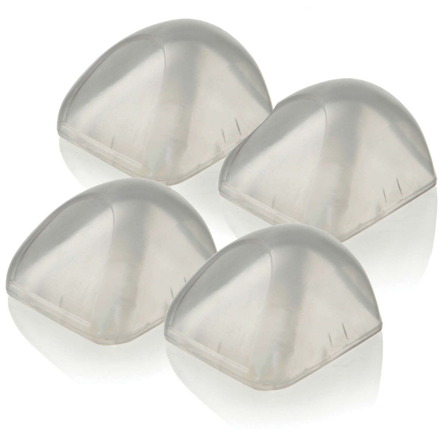 Dreambaby Clear Soft Rubber Corner Cushions 4 pk