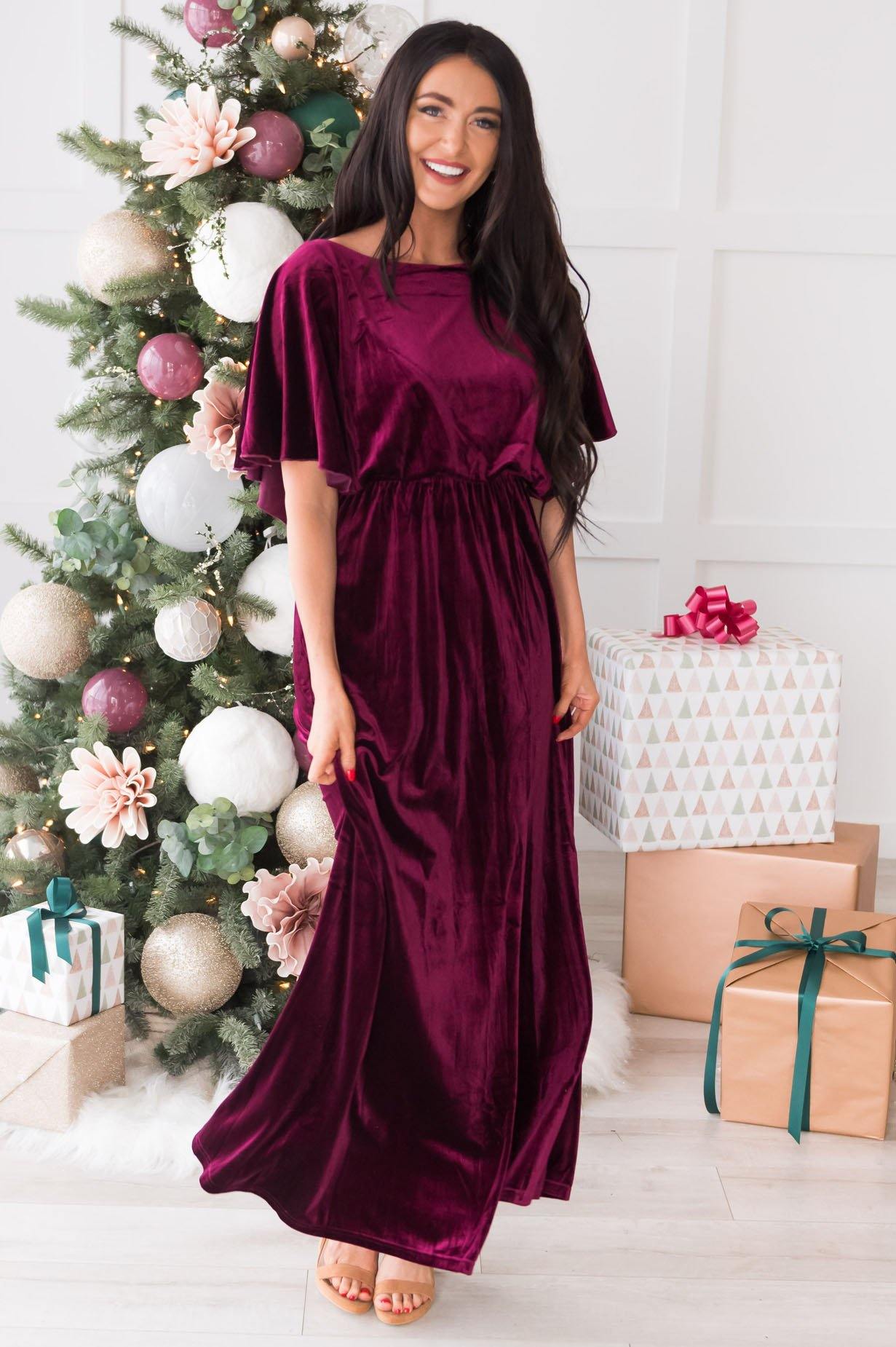 The Joy Evening Out Velvet Gown